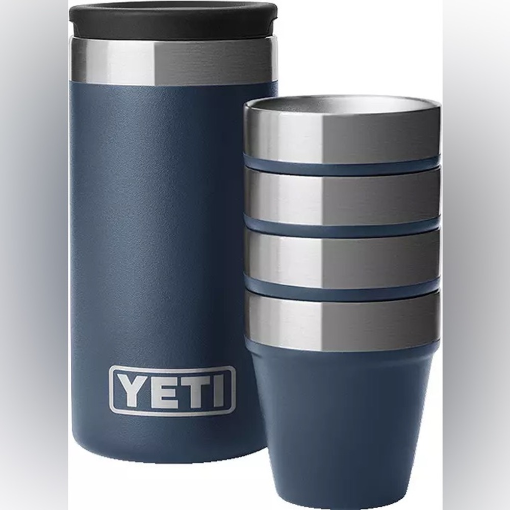 YETI Shot Glasses with Carrying Case
